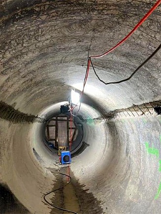 Foto von Inneren eines Tunnels